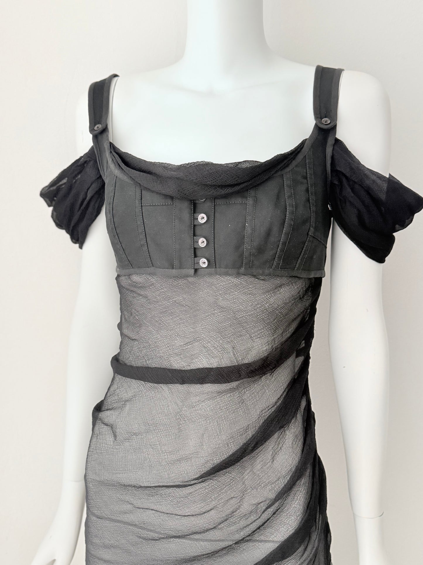 Alexander McQueen SS2005 top/mini dress