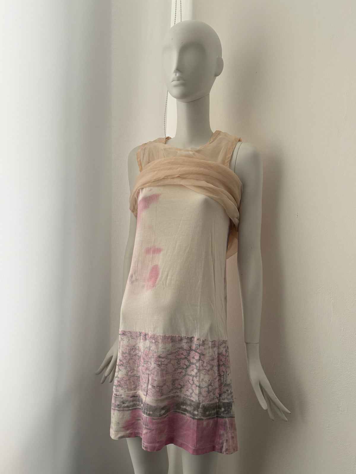 HELMUT LANG SS1999 SILK ORGANZA DRESS