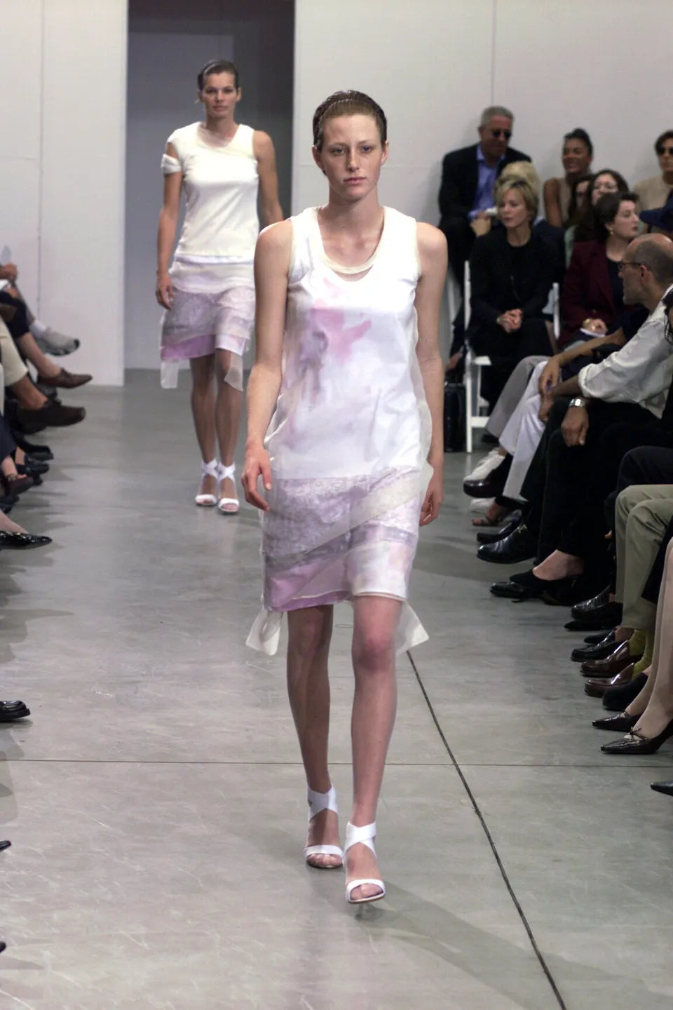 HELMUT LANG SS1999 SILK ORGANZA DRESS