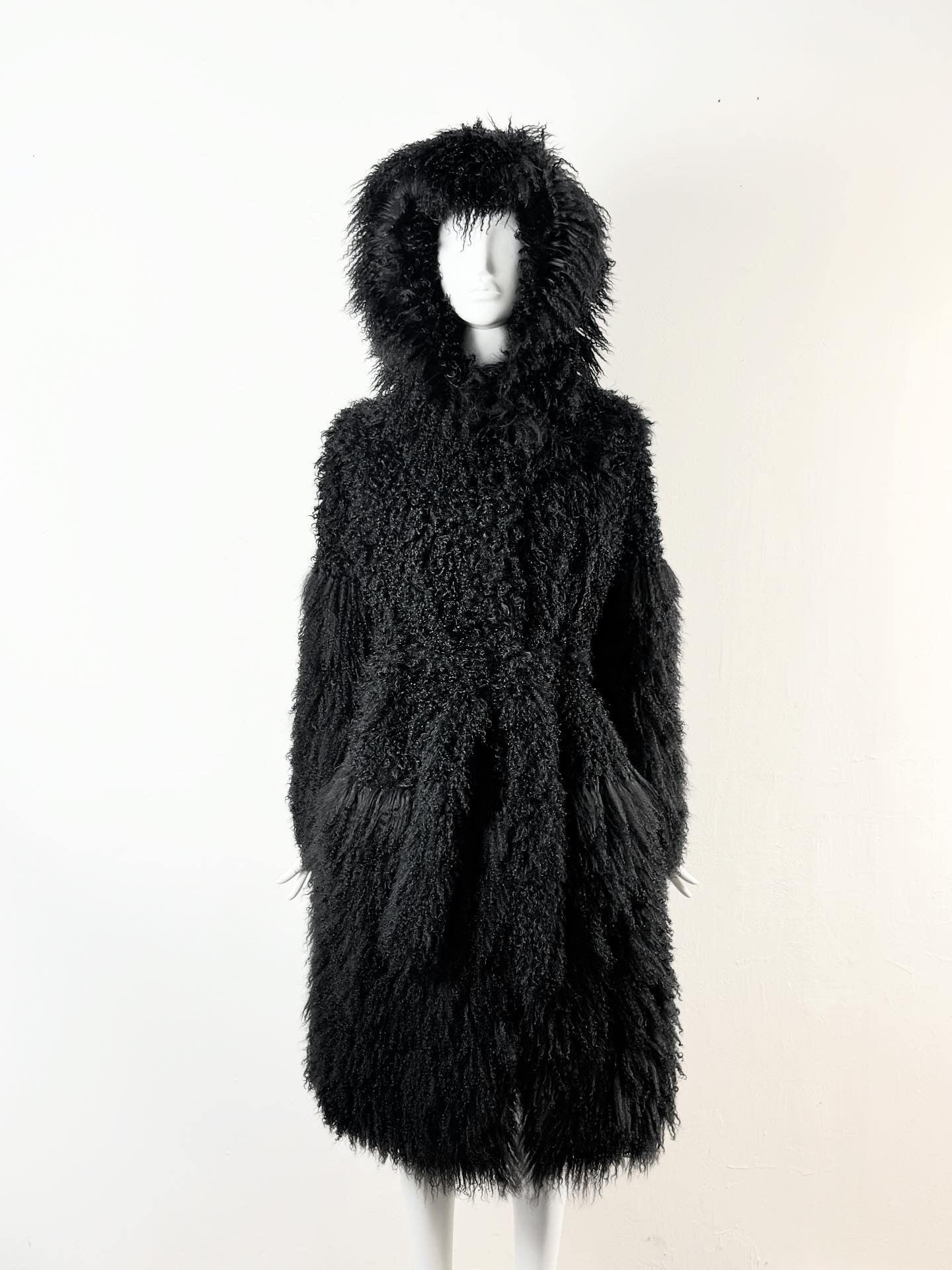 Yves Saint Laurent Mongolian shearling coat