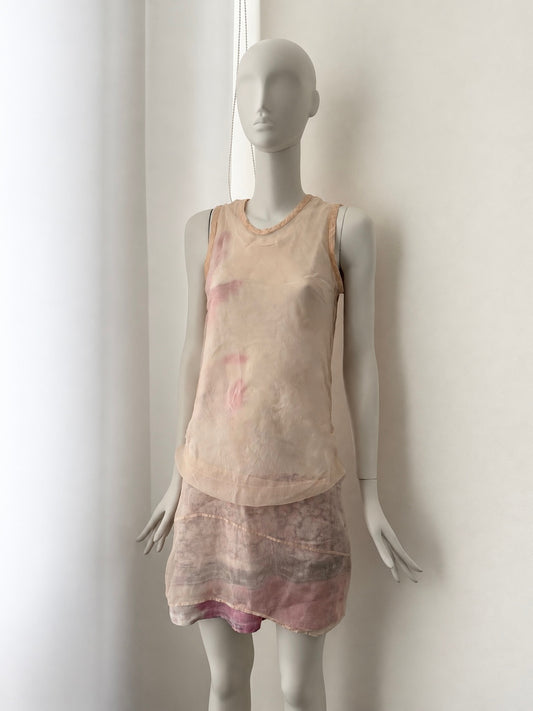 HELMUT LANG SS1999 SILK ORGANZA DRESS