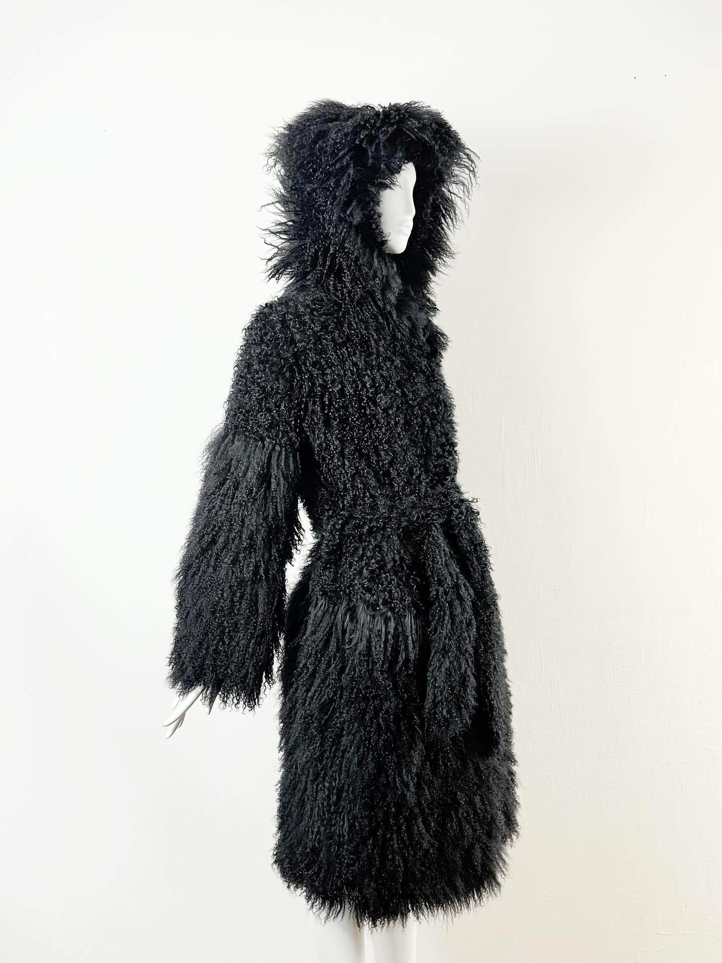 Yves Saint Laurent Mongolian shearling coat